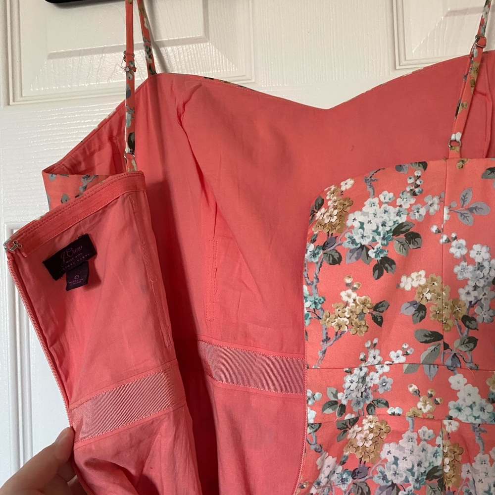 J Crew Ruffle-Hem Midi Dress in Liberty® Josephine Floral - Picture 5 of 7